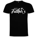 Camiseta Negra Happy Father’s Day Bold
